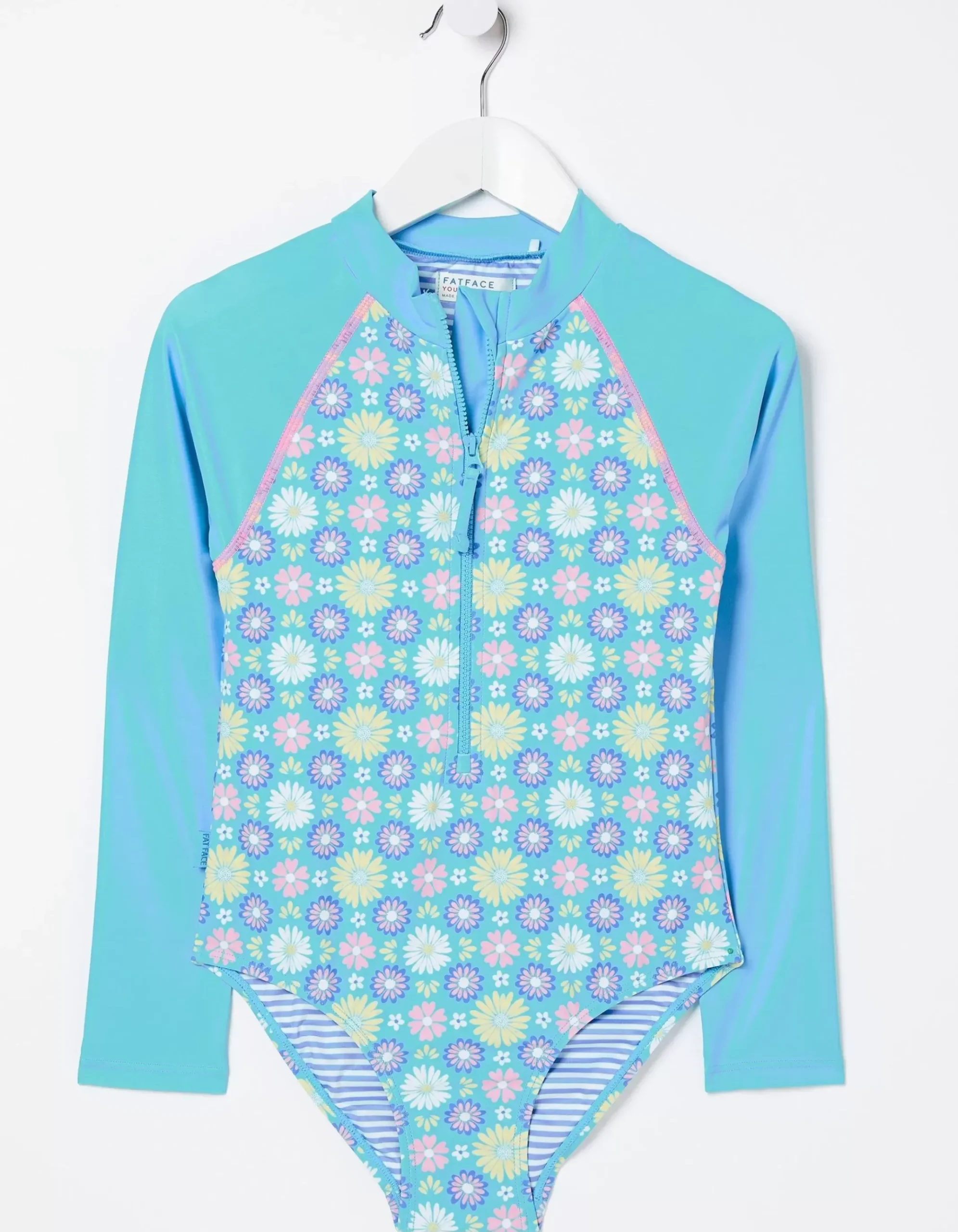 Floral Long Sleeve Swimsuit