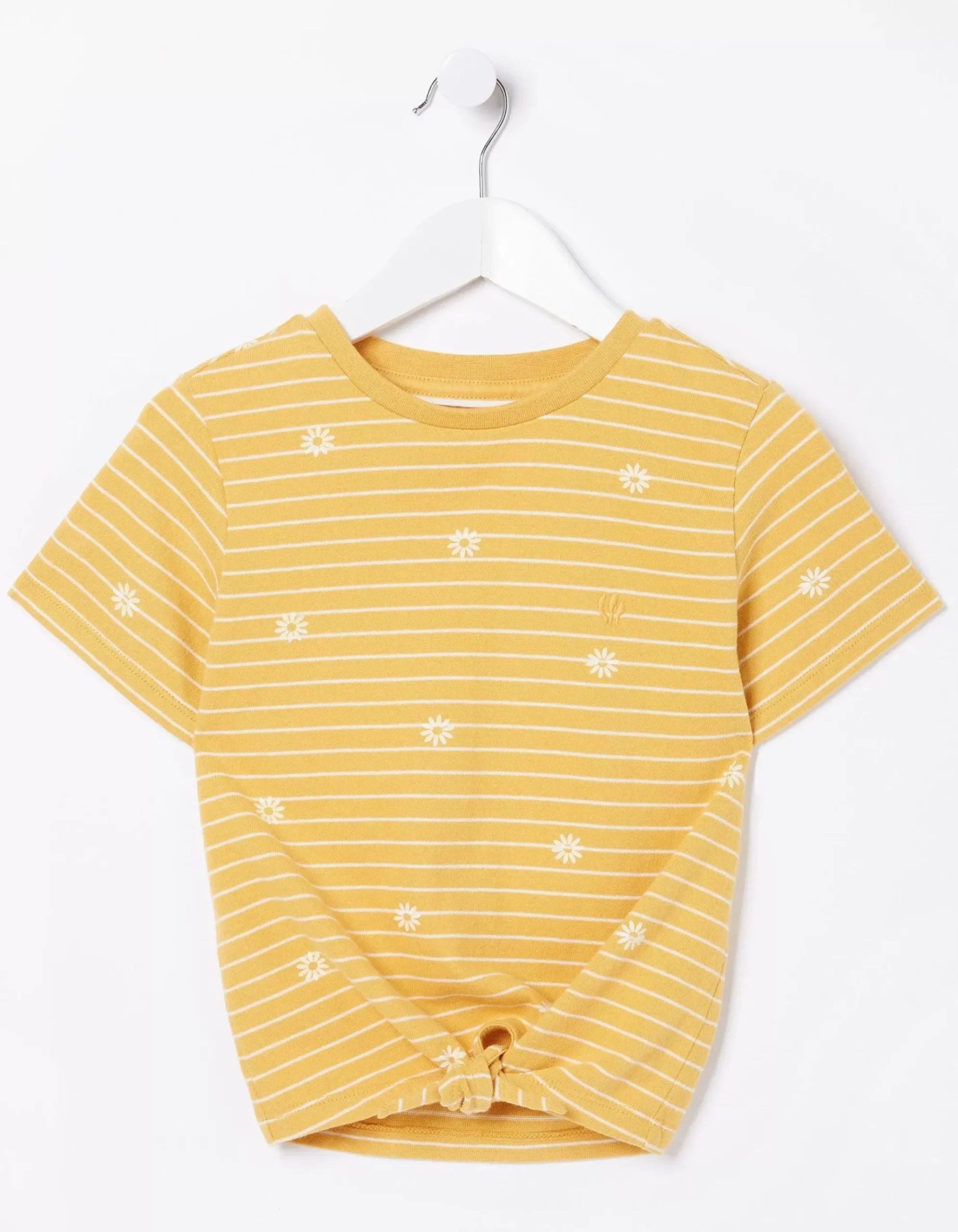 Floral Stripe Jersey T-Shirt