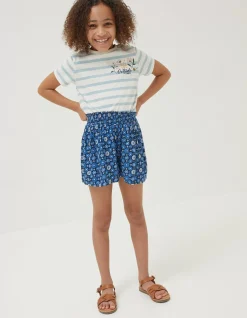 Floral Tile Flippy Shorts