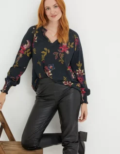 Florence Dotted Floral Top