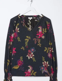 Florence Dotted Floral Top