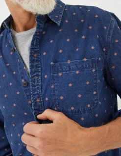 Flower Geo Print Shirt