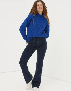 Fly Flare Corduroy Trousers