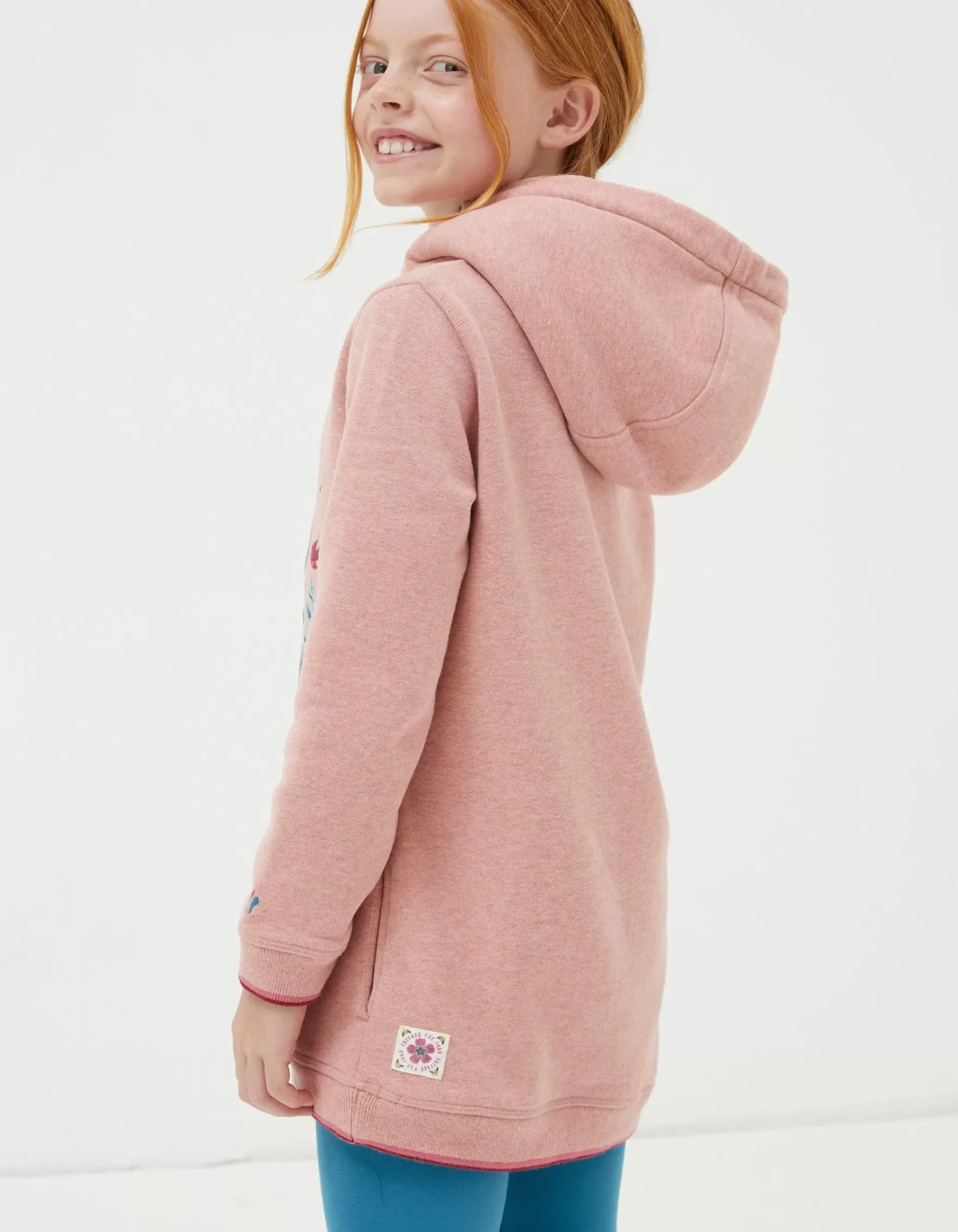 Fox Longline Sweat Hoodie