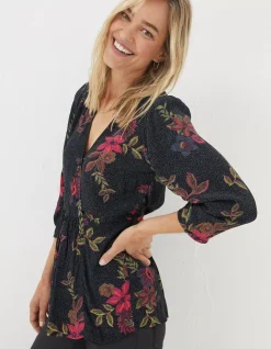 Frankie Dotted Floral Blouse