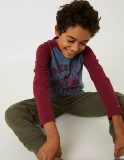 Freestyle Ski Raglan T-Shirt