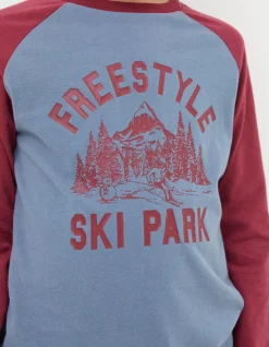Freestyle Ski Raglan T-Shirt