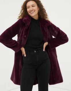 Freya Faux Fur Long Coat