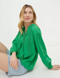 Freya Green Lace Blouse
