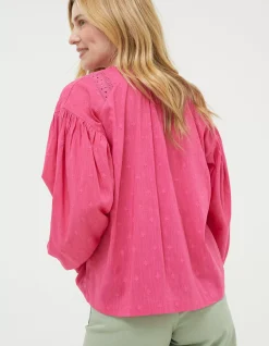 Freya Pink Lace Blouse