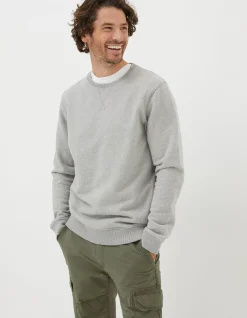 Frome Textured Crew Neck Sweatshirt