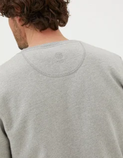 Frome Textured Crew Neck Sweatshirt