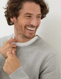 Frome Textured Crew Neck Sweatshirt