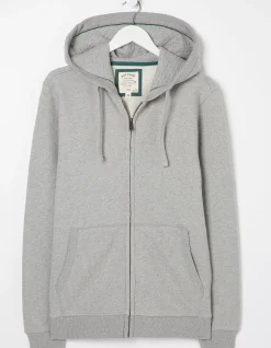 Frome Textured Zip-Up Hoodie