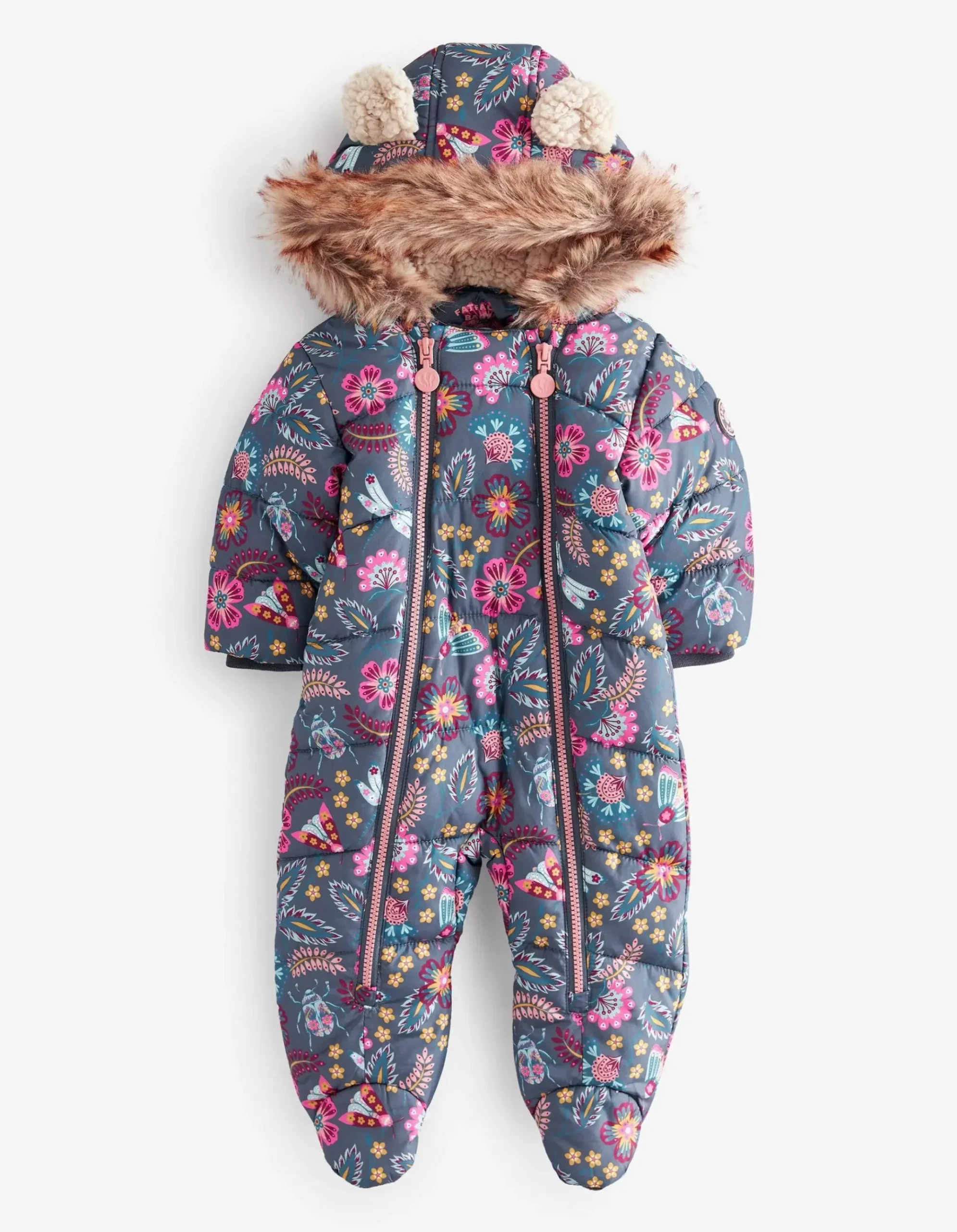 Garden Floral Print Snowsuit