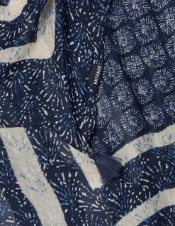 Geo Border Scarf