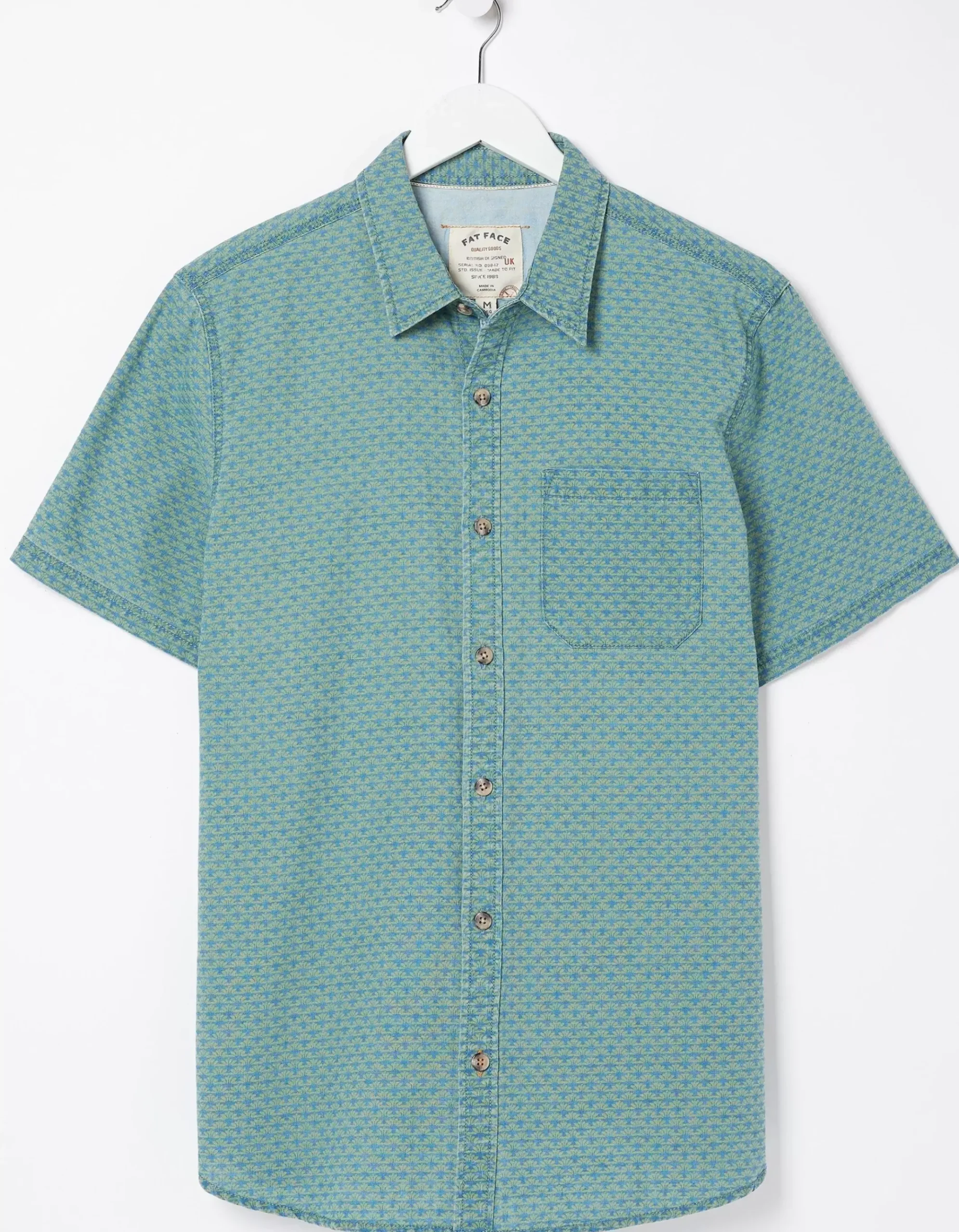 Geo Indigo Print Shirt