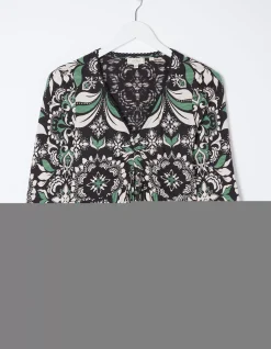 Gina Mosaic Leaf Tunic
