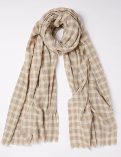 Gingham Check Scarf