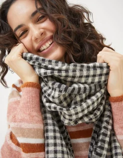 Gingham Check Scarf