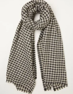 Gingham Check Scarf