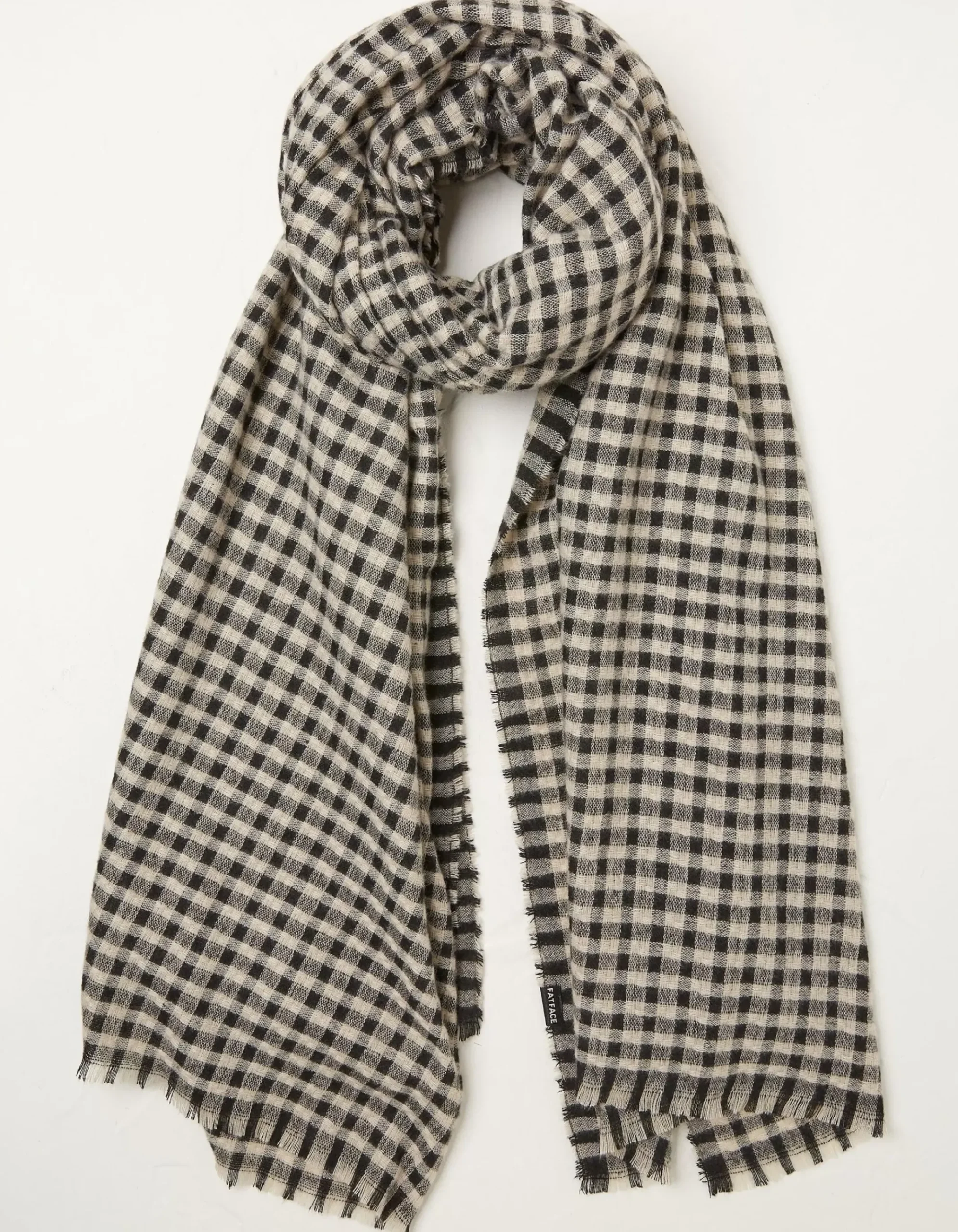 Gingham Check Scarf
