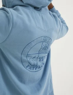 Graphic Zip Through Hoodie