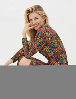 Haldon Art Floral Midi Dress