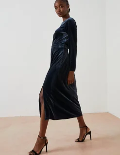 Haldon Velvet Midi Dress