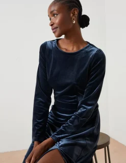 Haldon Velvet Midi Dress