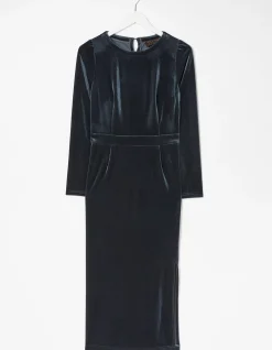 Haldon Velvet Midi Dress
