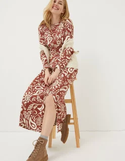 Haldon Watercolour Midi Dress