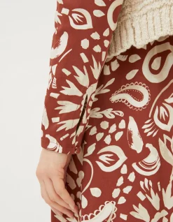 Haldon Watercolour Midi Dress