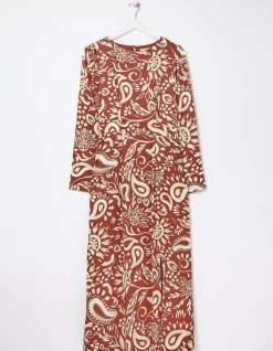 Haldon Watercolour Midi Dress