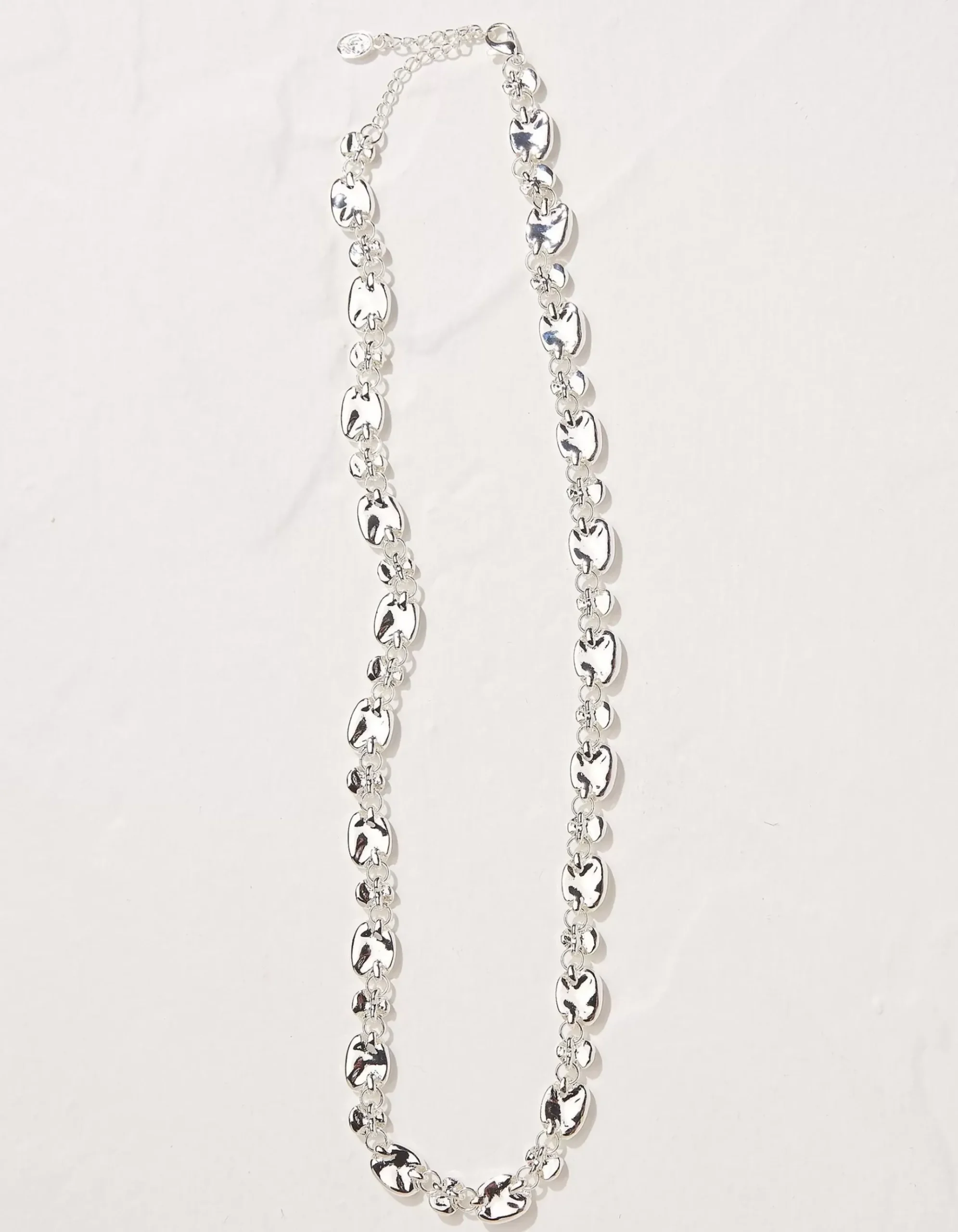 Hammered Disc Necklace