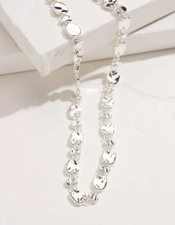 Hammered Disc Necklace