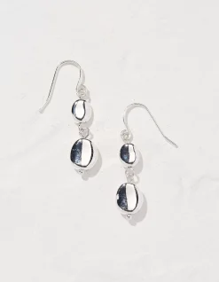 Hammered Drop Earrings