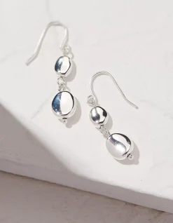 Hammered Drop Earrings