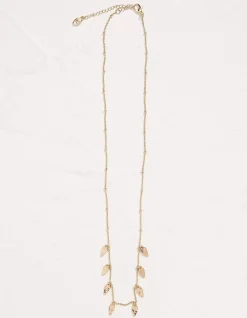 Hammered Pendants Necklace