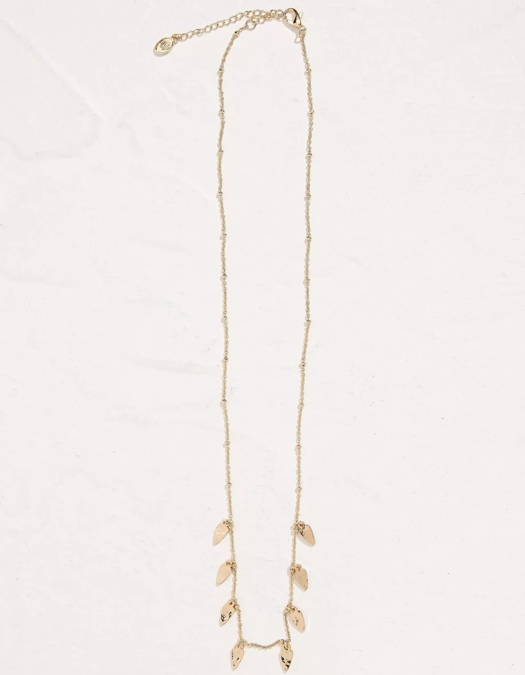 Hammered Pendants Necklace