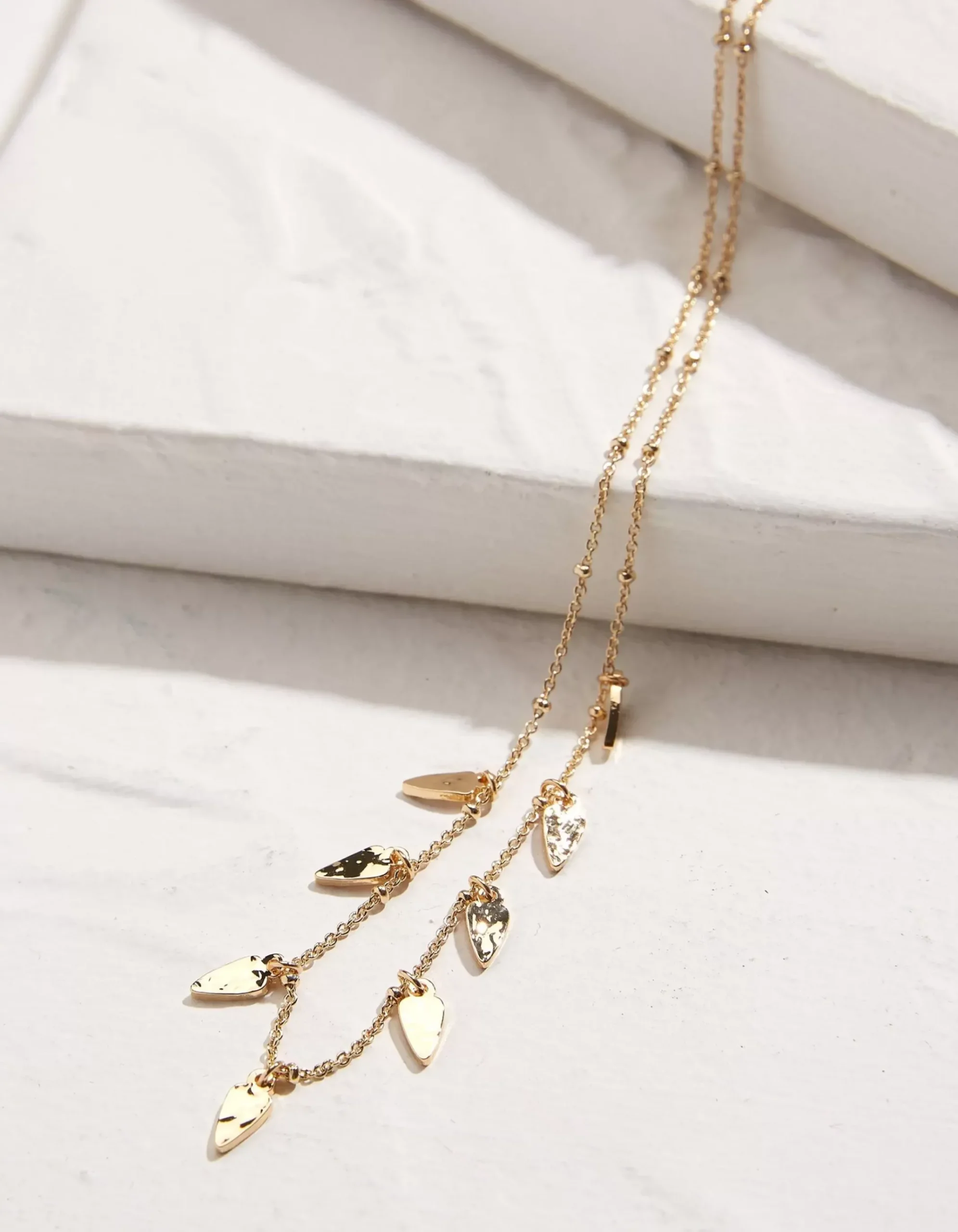 Hammered Pendants Necklace