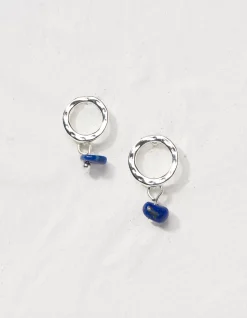 Hammered Stone Earrings