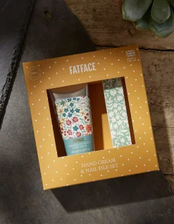 Hand Cream And Nail File Set