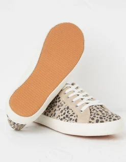 Harlow Animal Print Lace Up Trainers