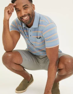 Harlyn Textured Stripe Polo