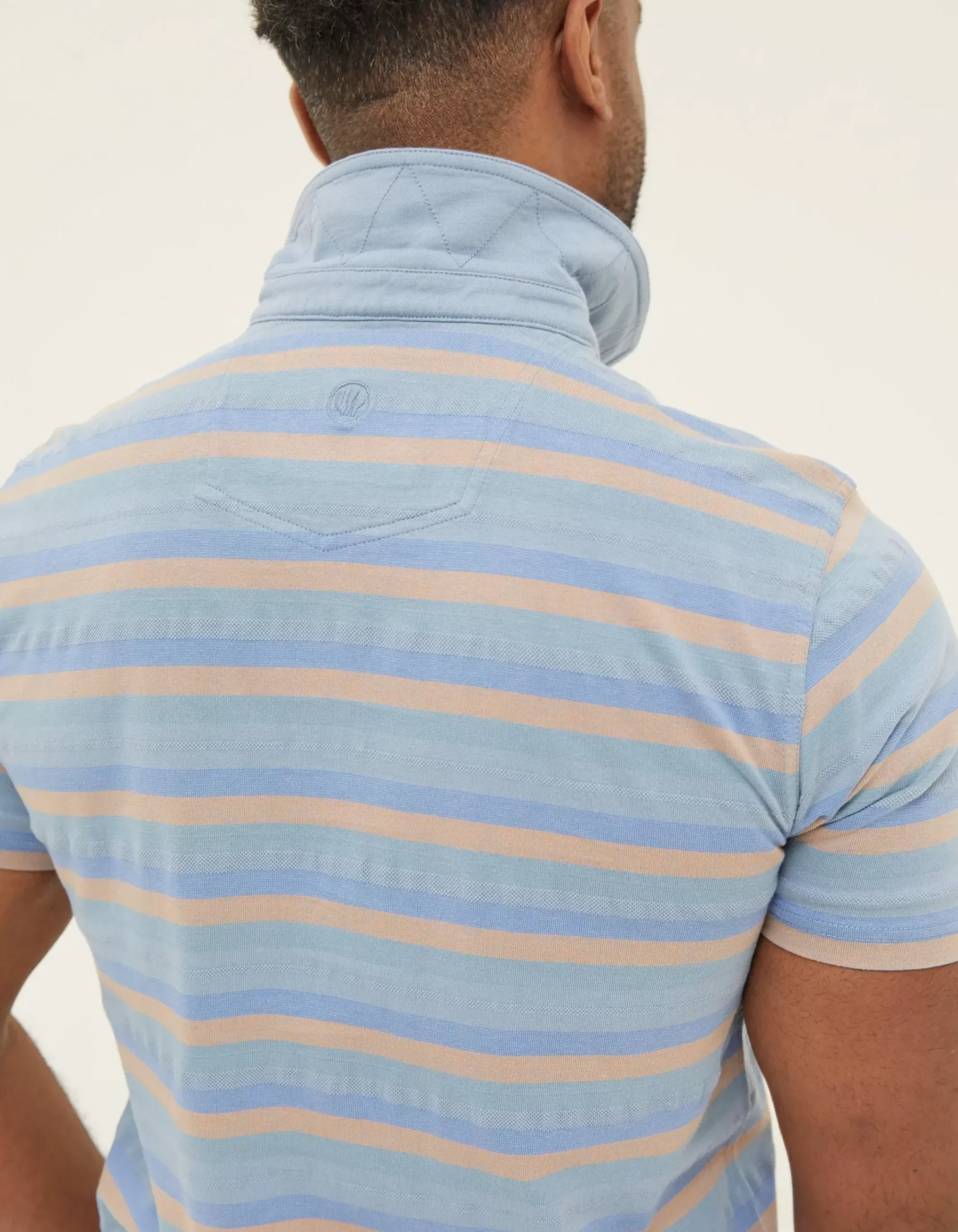 Harlyn Textured Stripe Polo