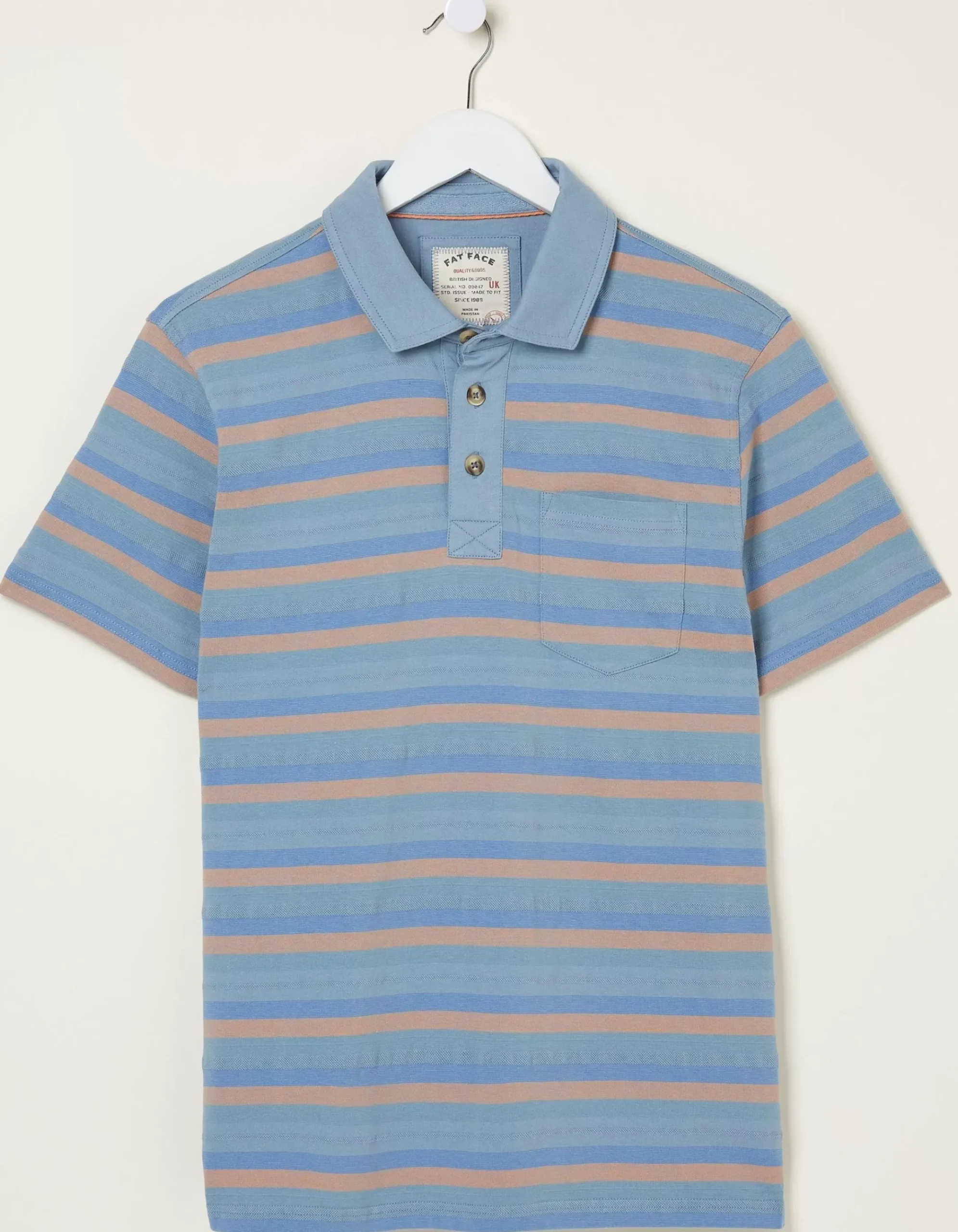 Harlyn Textured Stripe Polo