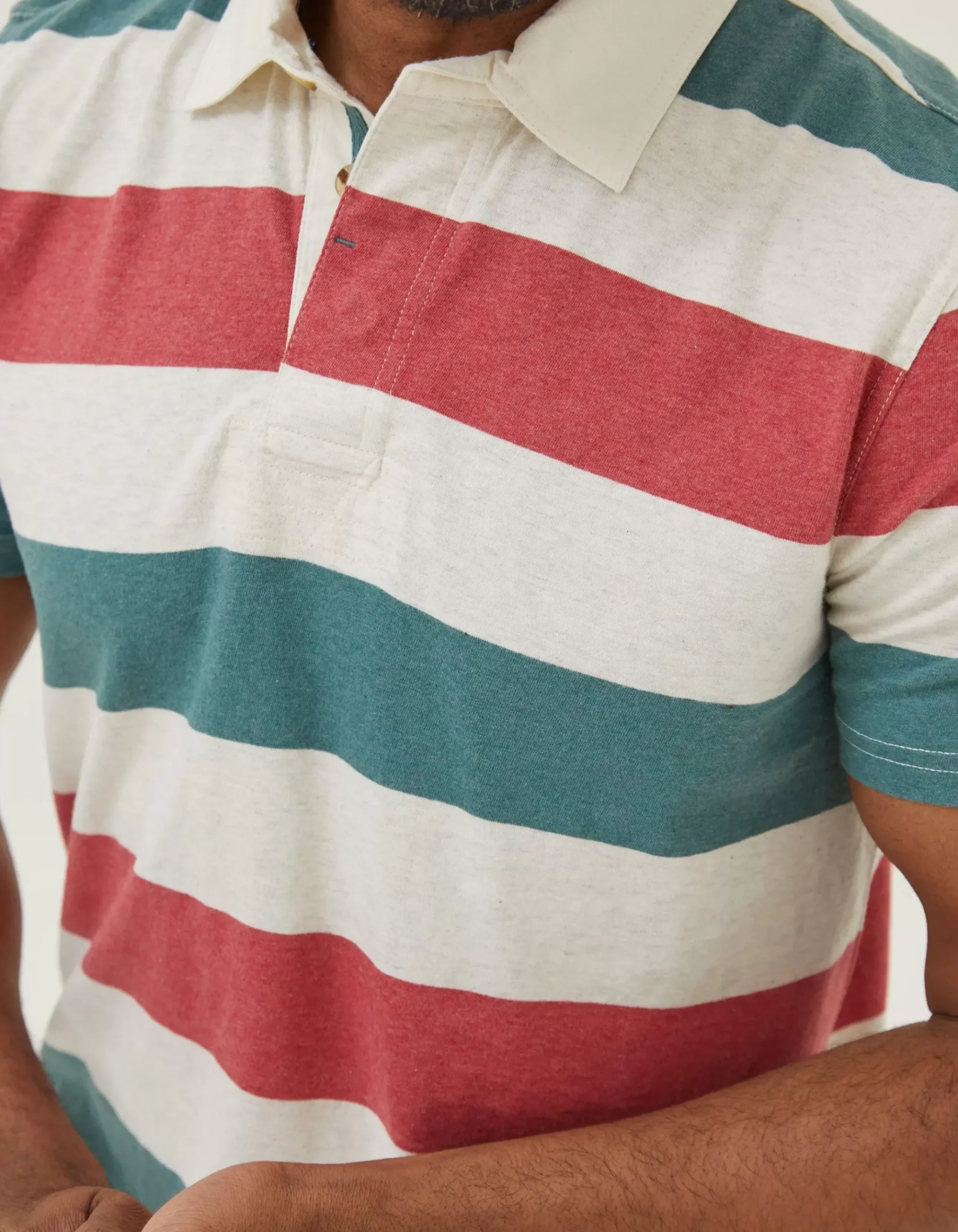 Hastings Block Stripe Polo