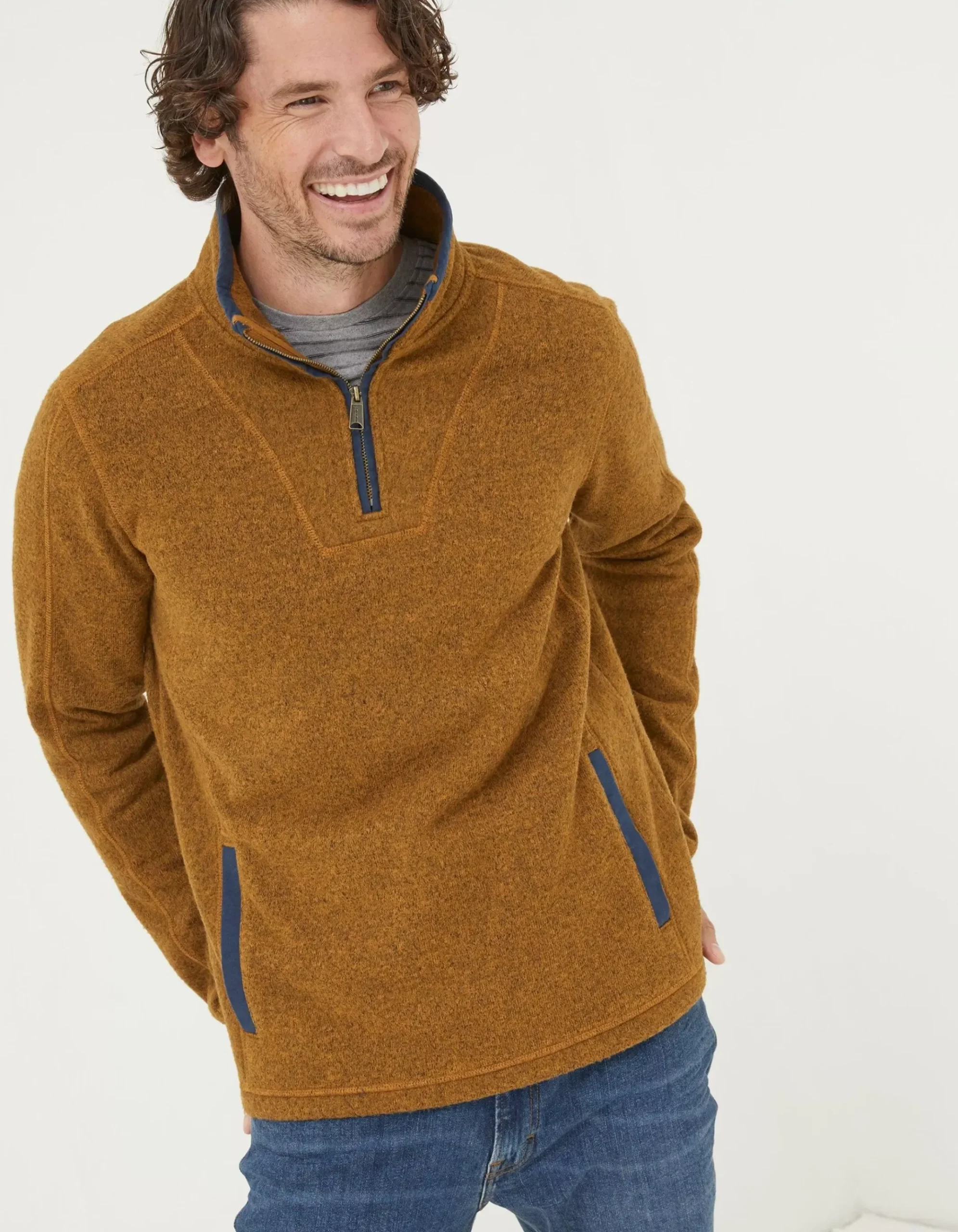 Haxby Fleece Half Neck Sweatshirt