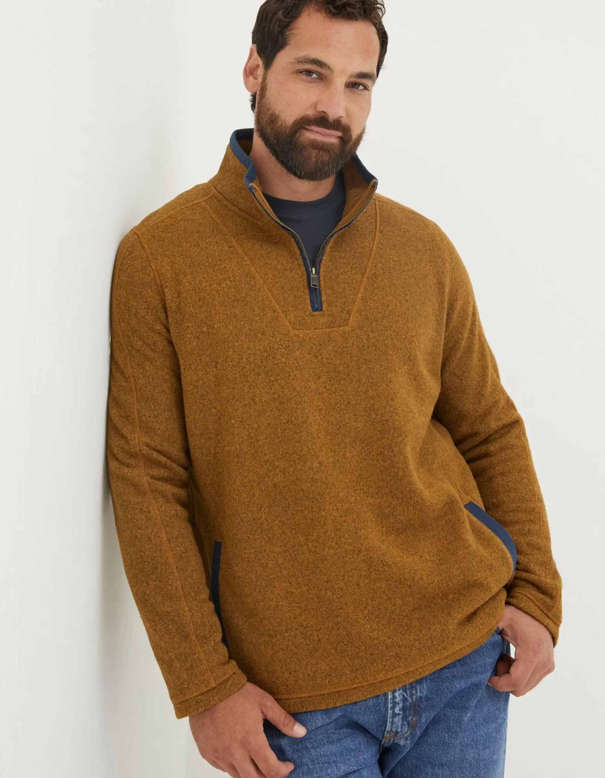 Haxby Fleece Half Neck Sweatshirt